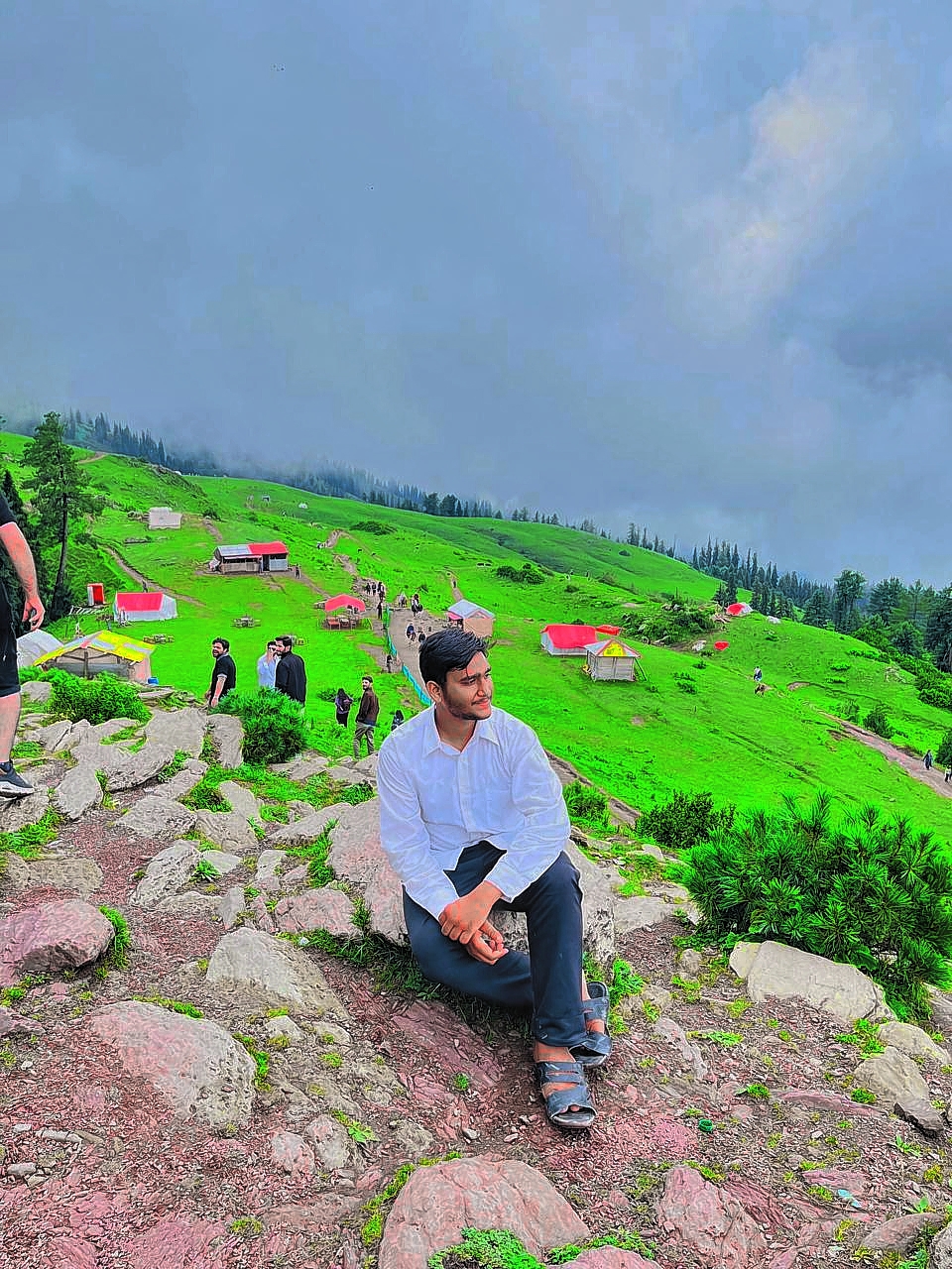 Rehan Official outdoors in the mountains